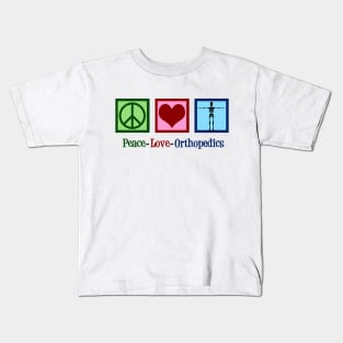 Peace Love Orthopedics Kids T-Shirt